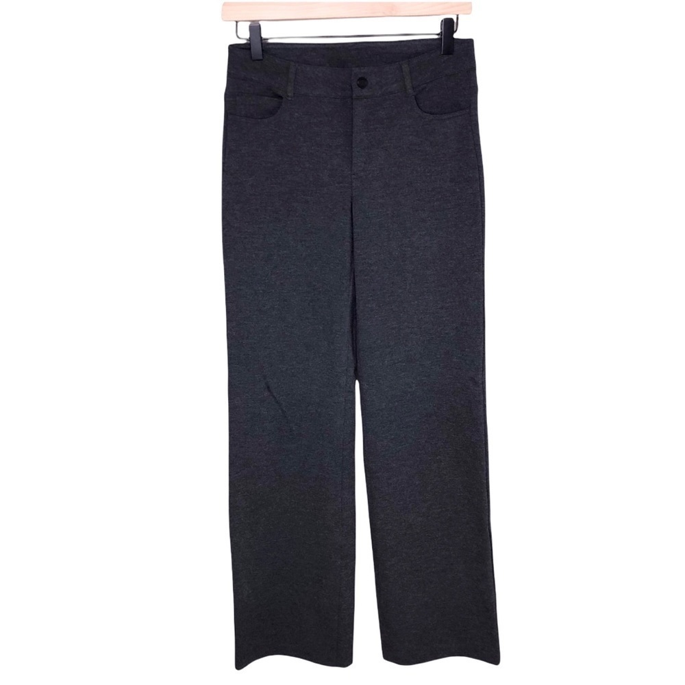 Athleta Classic Ponte Knit Pants Gray Bootcut Size 2 Style 711196